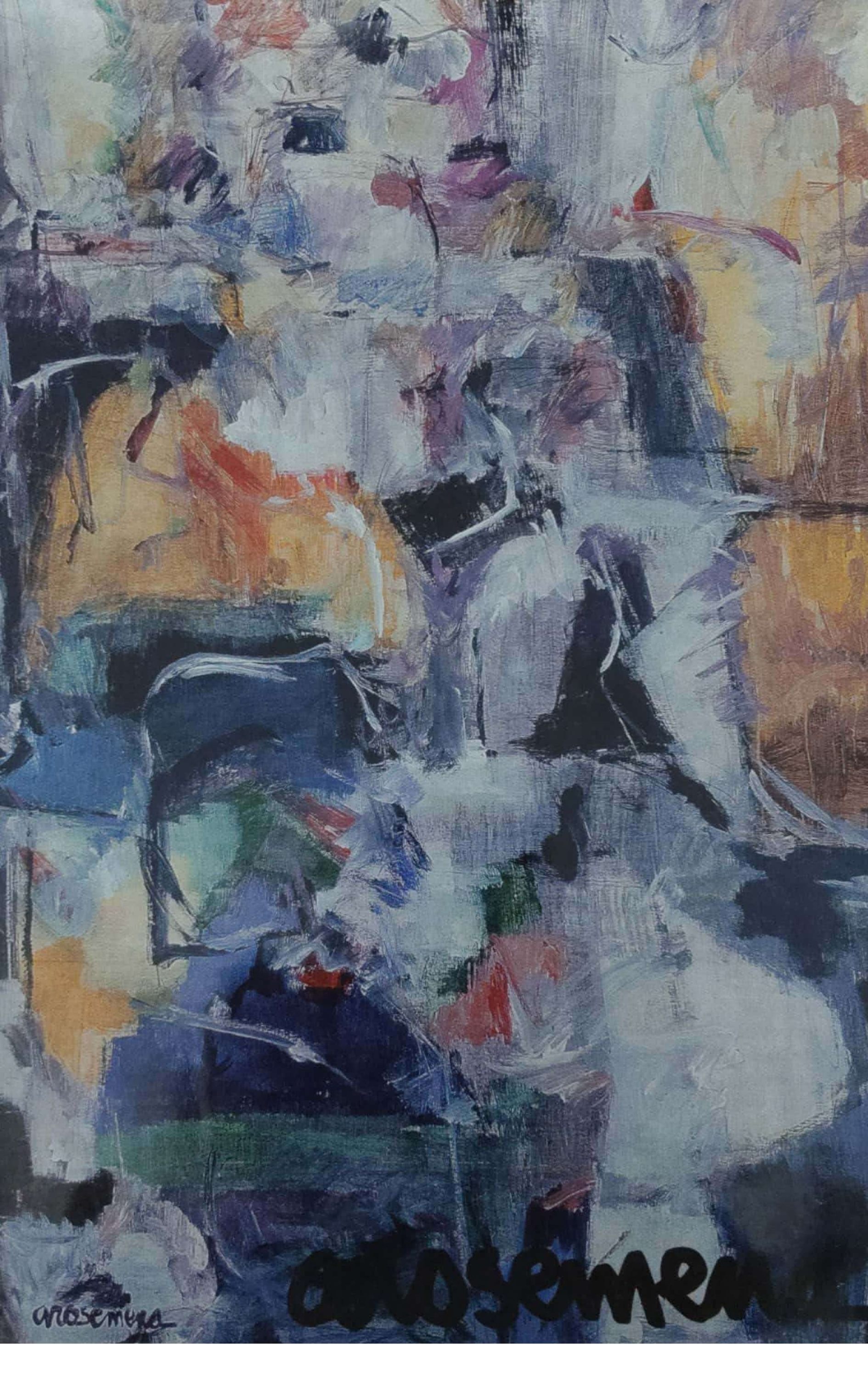 Obra abstracta Arosemena